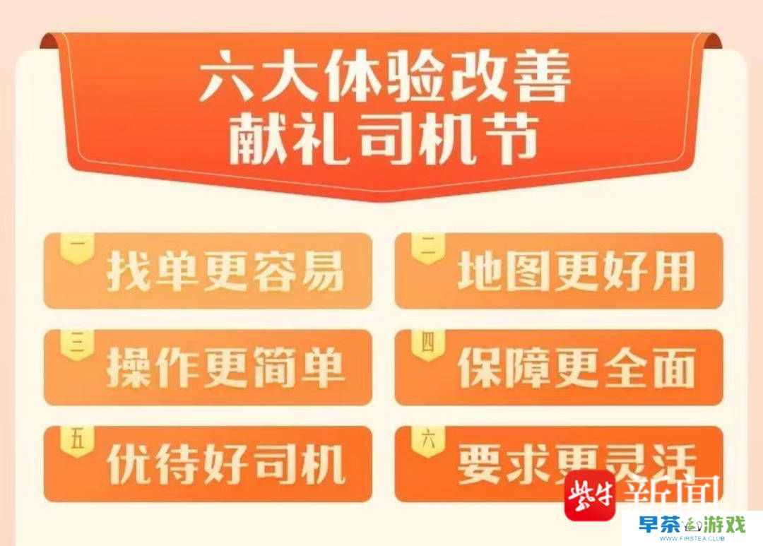 滴滴发布六大改善助力提升司机出车体验